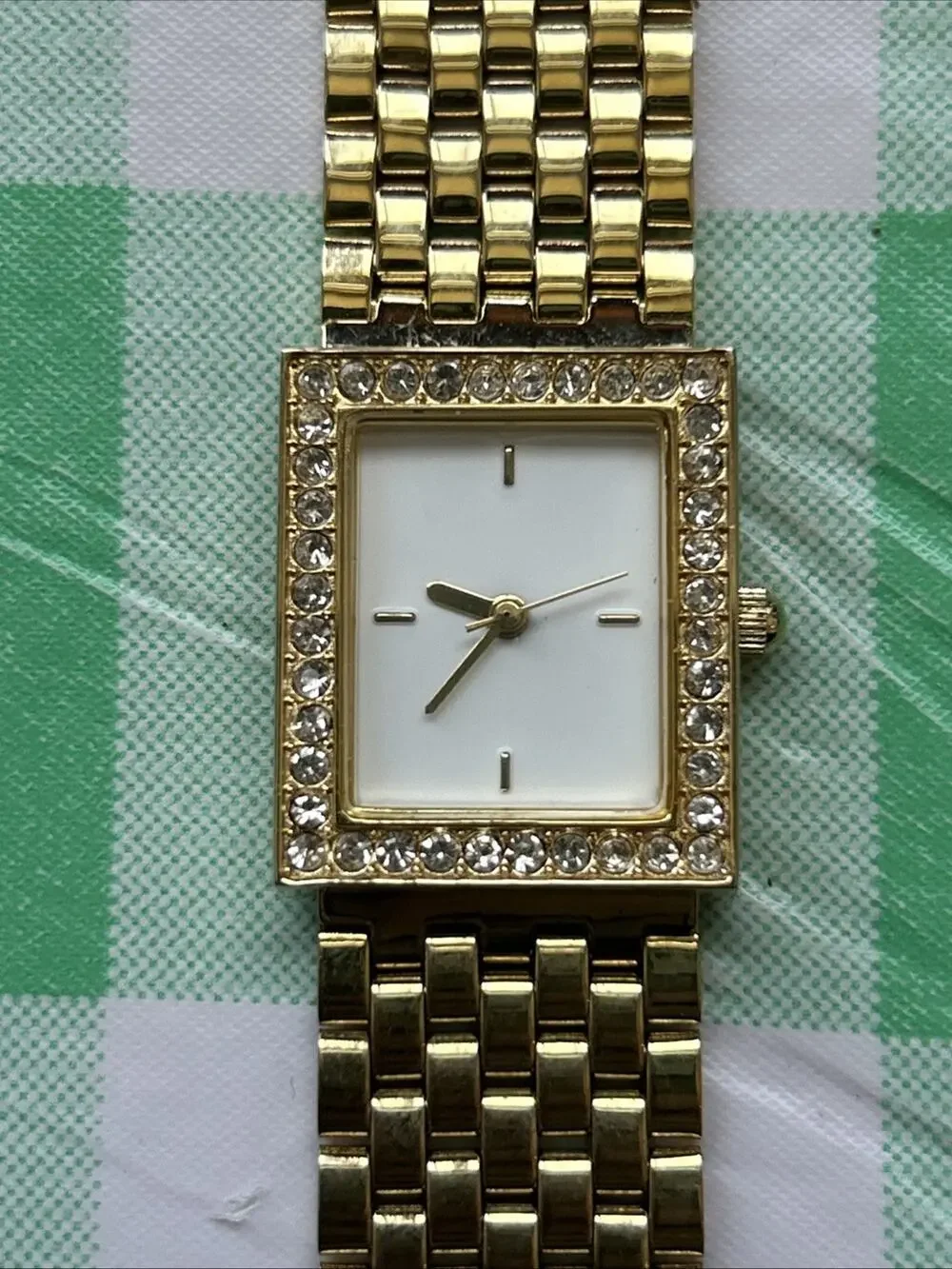 Gold Tone White Dial Women’s Quartz Watch